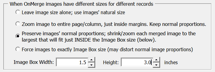 Sizing Your Image